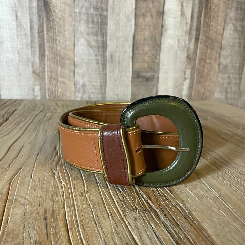 Ginnie Johanson Leather Italian Belt